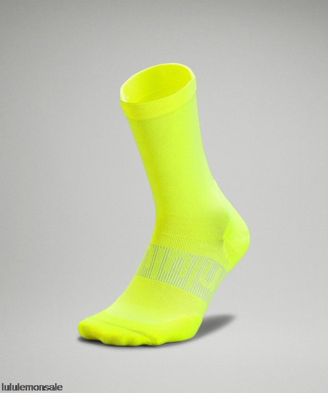Lululemon Deutschland DELULU886 | Lululemon Deutschland Highlight Gelbe Power Stride Crew Socke